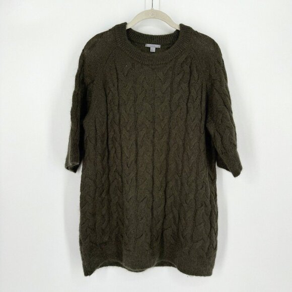 COS Sweaters - COS sweater womens medium M green mohair nylon  wool minimalist  workwear office